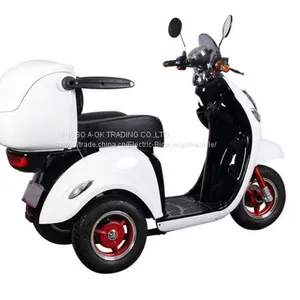 48V500W New Style 3 Wheel Electric Mobility Scooter Trike, Electric Disabled Tricycle With Windshield thumbnail-4