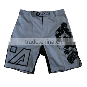 High Quality 100% Polyester Mma Shorts Custom Logo Muay Thai Shorts Latest Design Boxing Shorts thumbnail-1