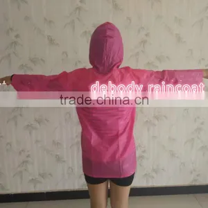 Purple Cute Children PVC Raincoat thumbnail-1
