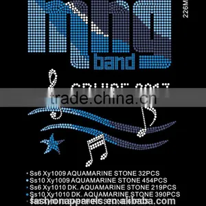 Customize Various Patterns and Text Hot Fix Rhinestone for Clothing thumbnail-1