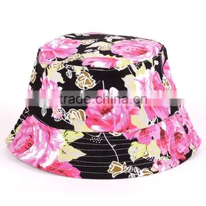 2016 Burst Models Ms. Floral Sun Hat Sun Hat Fisherman Cap Anti-UV Basin Cap Cap Multi-color Spot thumbnail-1