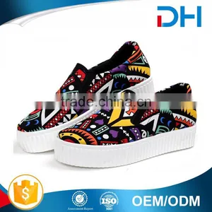 2016 Women Flat Shoes Canvas Slip on Shoes From China Shoe Factory thumbnail-1