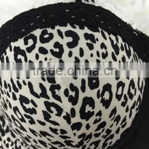 Mature Women Underwear Body Suit Corset Leopard Prints G-string Set OEM thumbnail-3