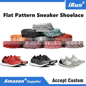 Spider Web Pattern Shoelaces Design Sneaker Shoelaces in Multi-colors - Accept Custom - All Sizes thumbnail-1