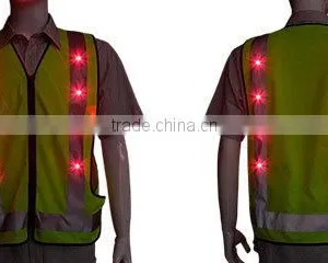 Mens Jackets Reflective Led Security Uniform for Guard thumbnail-5