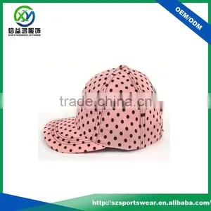 New Style Pink Color Lovely Girl Sport Caps Wholeasale Made in China thumbnail-2