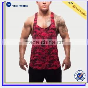 Hot Sale Muscle Tank Top Wholesale Fitness Breathable Body Building Tank Top Men thumbnail-1