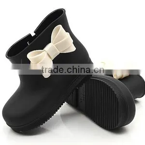 Girl's Rain Boots, Big Bow Rain Boots, Girl Rain Boots thumbnail-6