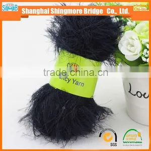 China Yarn Supplier Wholesale Feather Knitting Yarn With Sequins for Knitting Sweater thumbnail-3