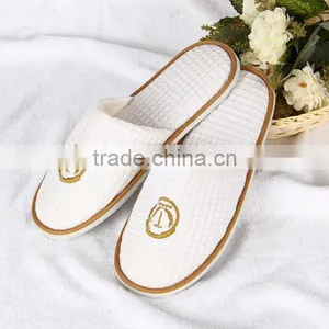 Waffle Fabric Hotel Disposable Eva Slippers thumbnail-1