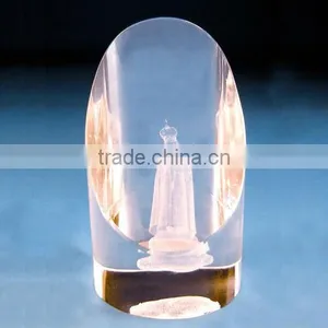 Good k9 Crystal 3D Laser Engraving With Religion thumbnail-1