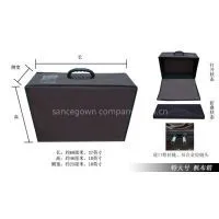 Oversize Folding Style Canvas Wedding Box SAWX-001TC thumbnail-1