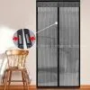 2013 Black Magnetic Screen Door Customized Sizes thumbnail-1