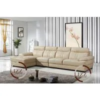 Lizz Casual Real Leather Corner Sofa thumbnail-1