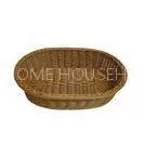 Not Fade Washable PP Rattan Oval Bread Basket For Supermarket thumbnail-1