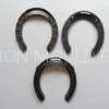 Black Stainless Steel Racing Plates Horseshoes in Big / Middle / Small Size thumbnail-1