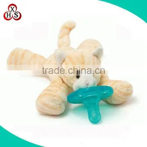 Baby Pacifier Holder Stuffed Plush Animal Pacifier thumbnail-1