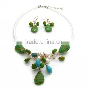 Hot Sale Kallaite Jewelry Set Fashion Jewelry Customized Jewelry thumbnail-1