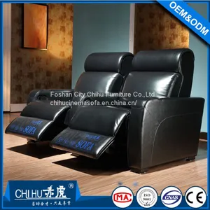 Special Use and Genuine Leather Theater Furniture,commercial Cinema Sofa thumbnail-1