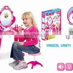 Kids Colorful Plastic Rocking Horse Toys, Riding Horse Set With Doll And Music thumbnail-6