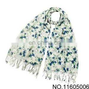 Little Red Imitation Cashmere Printed Scarf Wholesale thumbnail-1