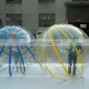 2m Inflatable Water Ball With Colorful Strip thumbnail-1