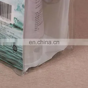 Transparent Custom Flat Bottom Plastic Pvc Gift Bag Cosmetic Bag Pvc Packaging Bag With Handing thumbnail-2
