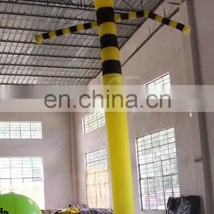 Mini Yellow Inflatable Desktop Sky Air Dancer Dancing Man for Sale thumbnail-3
