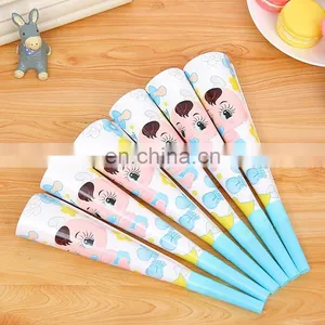 2017 Colorful Printing Kids Party Paper Horn thumbnail-2