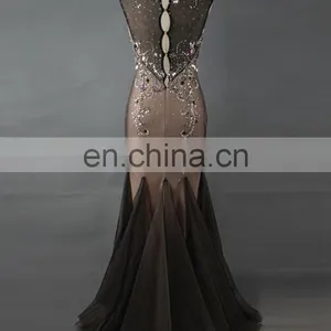 2014 Factory Directly Supply Beaded Mermaid Evening Dress thumbnail-3