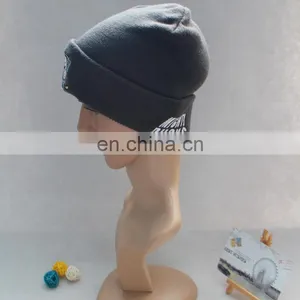 New Custom Plain Beanie Knit Winter Hat thumbnail-2