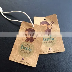Garment Crownwin Recycled Jeans Paper Hang Tag With Logo Hang Tags thumbnail-1