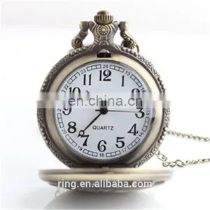 Shun Zi Novel Fashion Poker Bronze Retro Unisex Antique Quartz Pocket Watch Jewelry thumbnail-2