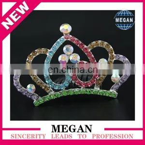 Sparky Kids Rhinestone Hair Accessories Tiara Comb thumbnail-1