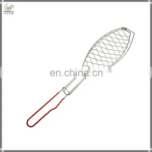 Funny Fish Shape Good Metal Rotating Chinese Bbq Grill thumbnail-1