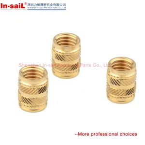 IUB Thread Inserts for Plastic,Ultrasonic Inserts,heat Staking Inserts Symmetrical Micro thumbnail-1