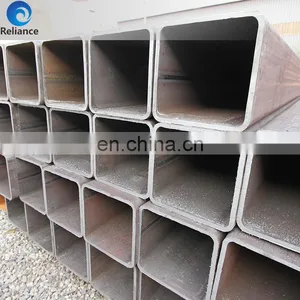 Anti-rust Package Black 100mm Diameter Steel Welded Rectangular Pipe thumbnail-4
