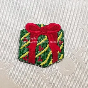 Christmas Gifts Embroidery Patches,Custom Christmas Gifts Patch Embroidery Supplier In China,Patches,Embroidered Patches thumbnail-1