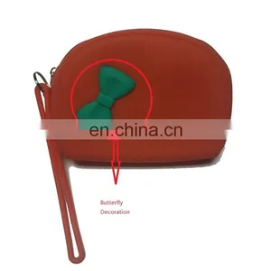 Silicone Handbag Purse Women Clutch Coin Bag Oem Design Fancy Wallet Ladies Wristlet Purse thumbnail-7