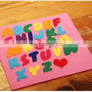 Wholesale Die Cut Cheapest Price Felt Numbers Alphabet Letters for Children From China Supplier thumbnail-5