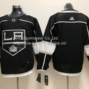 Los Angeles Kings Blank Black Jersey thumbnail-1