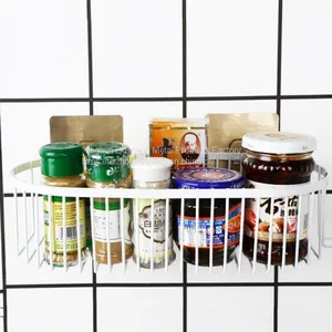 Wall-Mounted Spice Storage Rack Multifunctional Kitchen Storage Rack thumbnail-2