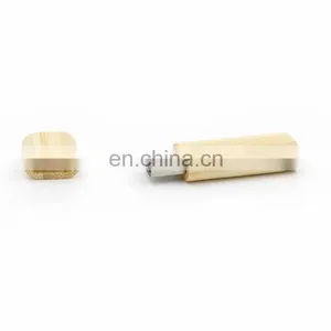 Beauty Round Shape Customize Logo Wooden Usb Flash Drive 16GB thumbnail-4