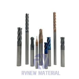 RV 45HRC Ballnose End Mill 2flutes Carbide Tungsten CNC Cutter thumbnail-1