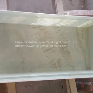 Onyx Stone Staircase Customization Backlit Transluscent Staircase Steps thumbnail-1