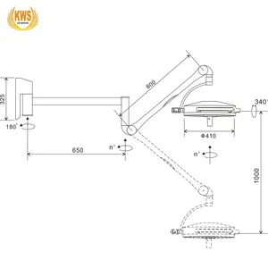 108W LED Plastic Surgery Veterinary Medical Oral Implants Wall Shadowless Operation Light Lamp thumbnail-4