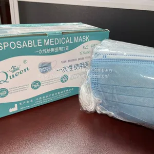 Junan Factory 3 Layers Non Woven Melt-blown Disposable Medical Protective Isolation Mask thumbnail-1