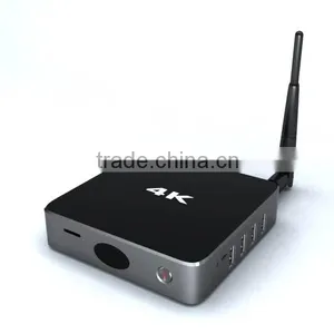 New Design With Metal Shell Quad Core Cortex A17 2GB/16GB BT4.0 2.4GHz/5.0GHz Wifi Full HD 4K Player Android tv Box Rk3288 thumbnail-1