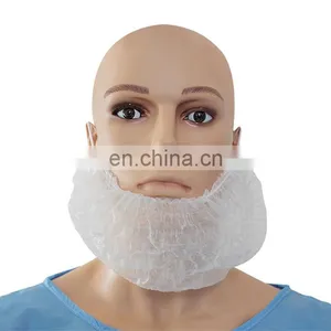 100pcs per Bag Disposable Nonwoven Beard Cover Wholesale Comfortable and Breathability thumbnail-1