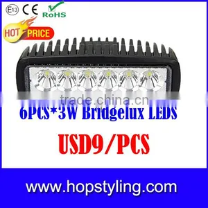 Direct Factory Offer 18W Led Work Light Bar Spot&Flood Combo 12V 24V Offroad 4X4 Driving Lamp thumbnail-1